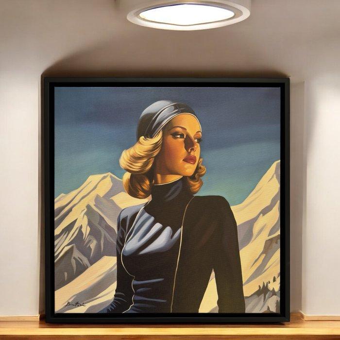 Biatturi Irina - Dans les Alpes, giclée d’après œuvre, Antiek en Kunst, Kunst | Designobjecten