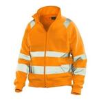 Jobman 5172 sweatshirt zippé hi-vis  xxl orange