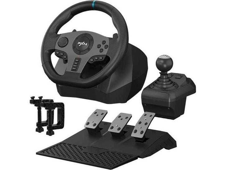 PXN V9 - Race Stuur - Met Pedalen en Shifter - 270/900° -, Games en Spelcomputers, Spelcomputers | Overige, Zo goed als nieuw