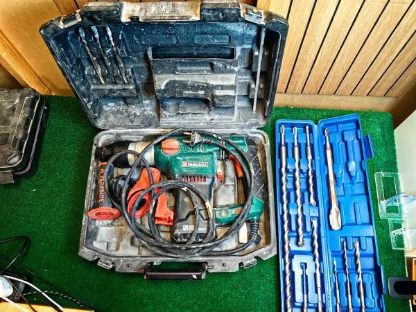 Veiling - Parkside Klopboor Incl Toebehoren- In Nette Staat, Doe-het-zelf en Bouw, Gereedschap | Boormachines