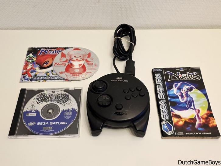 Sega Saturn - 3D Controller - Black + 2 Games, Consoles de jeu & Jeux vidéo, Consoles de jeu | Sega, Envoi