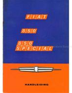 1968 FIAT 850 SPECIAL INSTRUCTIEBOEKJE NEDERLANDS, Ophalen of Verzenden
