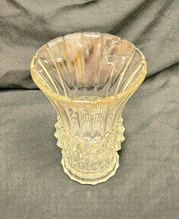 Val Saint Lambert - Vase en forme de bouteille - Verre, Antiek en Kunst, Antiek | Glaswerk en Kristal