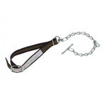 Kalveraanlijning compl. 85x4cm ketting 5mm m. wartel &