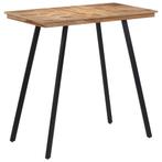 vidaXL Table de bar 110x55x105 cm bois de teck solide, Huis en Inrichting, Tafels | Eettafels, Verzenden