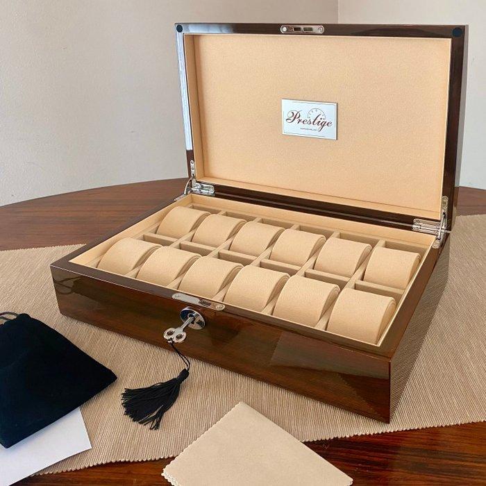 Prestige Deluxe - Sieradendoos - Hout - Ebbenhouten, Antiek en Kunst, Kunst | Designobjecten