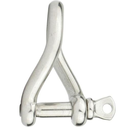 8mm D-Sluiting Rvs Gedraaid, Sports nautiques & Bateaux, Accessoires & Entretien, Enlèvement ou Envoi