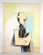 Gianni Dova (1925-1991) - Studio di una testa Romana