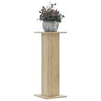 vidaXL Plantenstandaards 2 st 30x30x80 cm bewerkt hout, Tuin en Terras, Verzenden, Nieuw