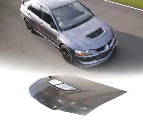 Capot Pour Mitsubishi Evo Viii Ix Avec Prise DAir Carbone, Autos : Pièces & Accessoires, Carrosserie & Tôlerie, Envoi