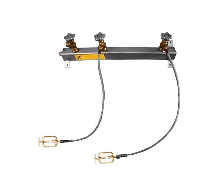 Batterijbalk 1 x 2 cilinders acetyleen, Doe-het-zelf en Bouw, Gereedschap | Lasapparaten, Ophalen of Verzenden