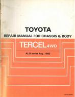 1982 TOYOTA TERCEL 4WD CHASSIS & CARROSSERIE