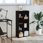 vidaXL Boekenkast Zwart Eiken 50x25x105 cm Bewerkt Hout, Verzenden, Nieuw