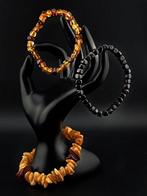Barnsteen - Baltic Amber Stretch Bracelet Set – Honey,