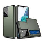 Samsung Galaxy S6 Edge - Wallet Card Slot Cover Case Hoesje, Verzenden