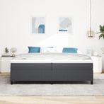 vidaXL Bedframe Donkergrijs 200x200 cm Corduroy Stof, Verzenden, Nieuw