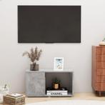 vidaXL Tv-meubel 60x24x32 cm bewerkt hout betongrijs, Huis en Inrichting, Kasten | Boekenkasten, Verzenden, Nieuw