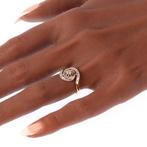 Bague - 18 carats Or jaune - 0.12ct. tw. Diamant (Naturelle), Nieuw