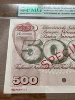 Suisse. - 500 Franken ND (1961-74) - SPECIMEN - Pick 51s, Postzegels en Munten