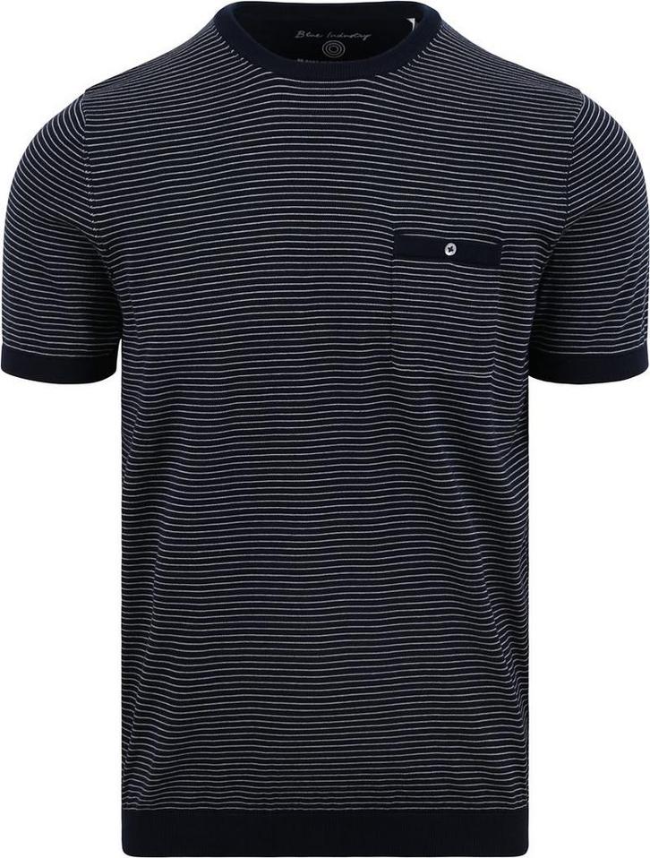 Blue Industry T-Shirt Streep Navy maat Maat 52/54 (L) Heren, Vêtements | Hommes, T-shirts, Envoi
