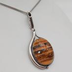 Sans Prix de Réserve - Collier avec pendentif Argent Ambre, Handtassen en Accessoires, Antieke sieraden