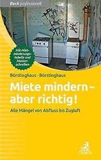 Miete mindern - aber richtig: Alle Mängel  Abfl...  Book, Börstinghaus, Ulf P., Börstinghaus, Cathrin, Verzenden