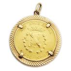 Pendentif en forme de croix - 18 carats Or jaune