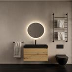 Badkamermeubelset Gliss Design Milan Met Lako Mat Zwarte, Doe-het-zelf en Bouw, Ophalen of Verzenden, Nieuw, Bad