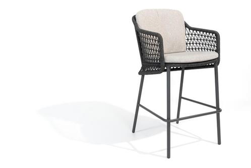 4 Seasons Outdoor Tramonti barstoel antraciet |, Tuin en Terras, Tuinsets en Loungesets