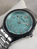 Versace - Hellenyium Automatic Turquoise - VEQCA03 24 -, Handtassen en Accessoires, Nieuw