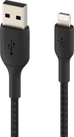 Belkin Braided iPhone Lightning naar USB kabel - 1m - zwart, Télécoms, Téléphonie mobile | Housses, Coques & Façades | Samsung