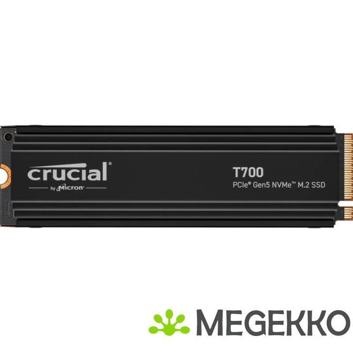 Crucial SSD T700 1TB Heatsink, Computers en Software, Harde schijven, Nieuw, Verzenden