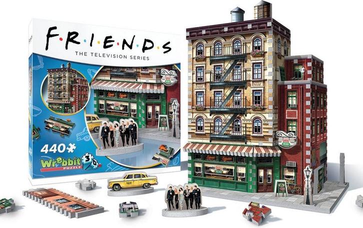 Friends Central Perk (440 stukjes) - 3D-Puzzle, Kinderen en Baby's, Speelgoed | Overig, Nieuw, Verzenden