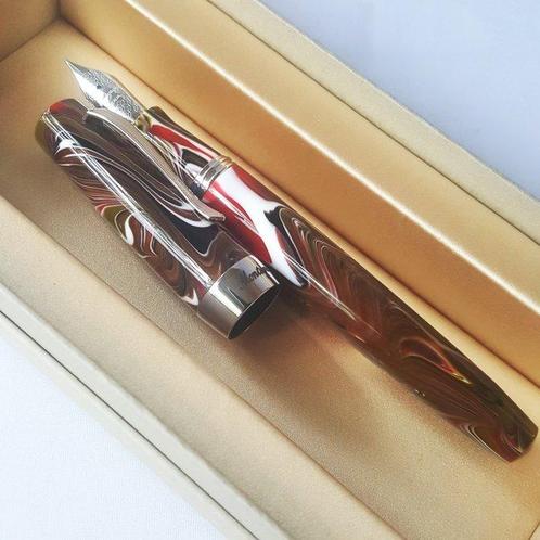 Montegrappa - Marble - Silver - Handmade - New - Vulpen, Collections, Stylos