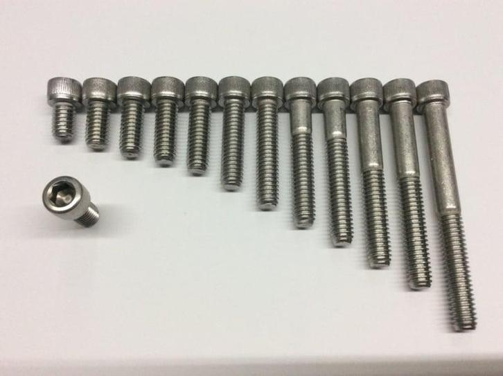 5/16-18 bouten inbus RVS div. Lengte, Auto-onderdelen, Overige Auto-onderdelen, Nieuw, Ophalen of Verzenden