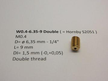 micromotor W0.4-6.35-9 Single wormwiel beschikbaar voor biedingen