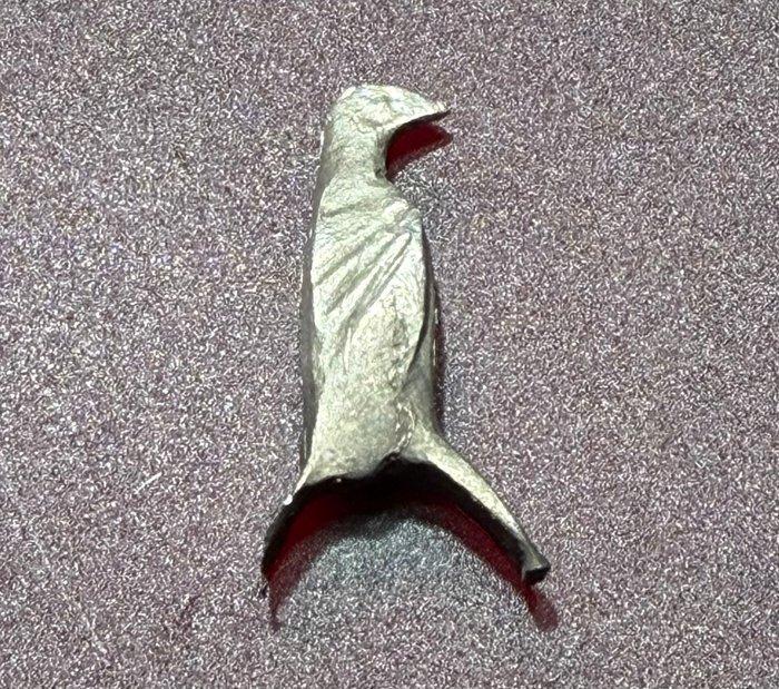 Oud-Romeins Zilver Legionaire figuurtje in de vorm van een, Antiquités & Art, Antiquités | Autres Antiquités