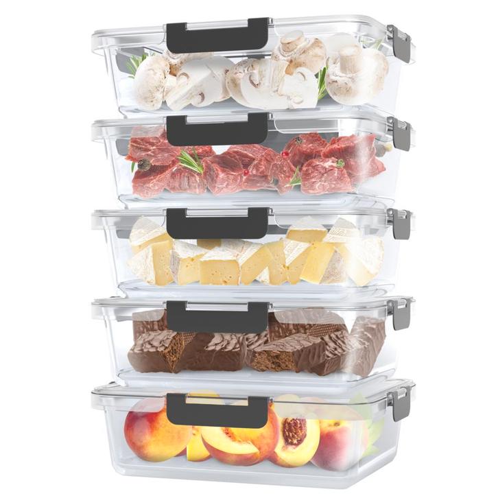 Avalo Vershoudbakjes Glas - Meal Prep Bakjes -, Huis en Inrichting, Keuken | Tupperware, Verzenden