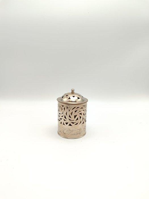 Kandelaar Kaarsenhouder - Geperforeerd en gebeiteld - Koper,, Antiquités & Art, Art | Objets design