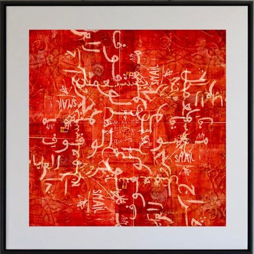Ben Dauchez - Orientaliste Rouge #1, Antiek en Kunst, Kunst | Schilderijen | Modern