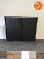 Roldeurkast - Ahrend - 110x120x45cm - Antracietgrijs met zwa, Werkplek, Ophalen of Verzenden, Gebruikt, Kast