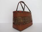 Mand - Hout - Met de hand gemaakte bamboe geweven tas