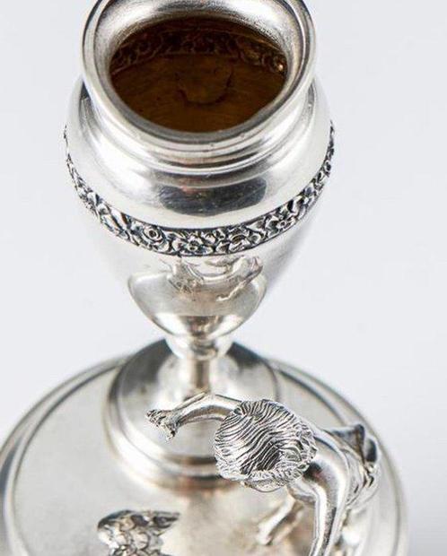 Ornement décoratif - Porte-cartes en argent, Antiek en Kunst, Antiek | Zilver en Goud