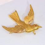 Broche - 18 karaat Geel goud - Parel - Vintage antiek 1900