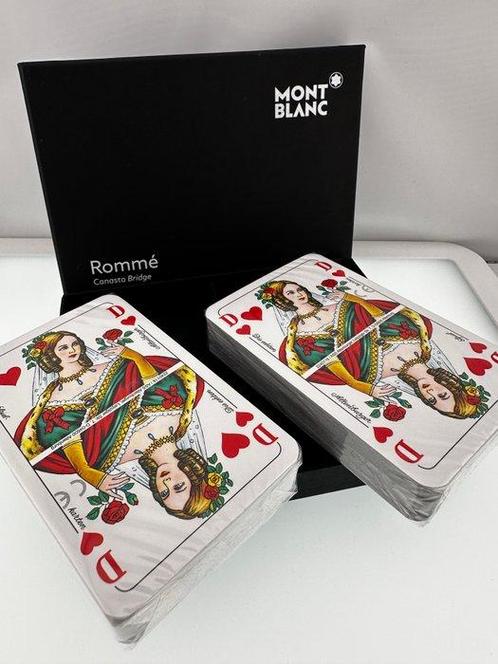 Montblanc - Speelkaarten - Altenburger 2x French-suited, Antiek en Kunst, Antiek | Overige Antiek