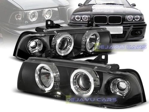 Xenon Look Koplampen met Angel Eyes voor BMW 3 Serie E36, Auto diversen, Tuning en Styling, Ophalen of Verzenden