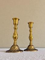 Kandelaar Swirl - jaren vijftig - Frankrijk (2) - Messing, Antiek en Kunst