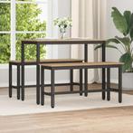 vidaXL Eetbank Artisan Eiken 100 x 32,5 x 48,5 cm, Huis en Inrichting, Stoelen, Verzenden, Nieuw