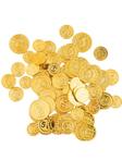 Gouden munten 50 stuks (Overige attributen, Feestartikelen)