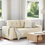 vidaXL Loveseat Bank Linnen 140 cm, Huis en Inrichting, Verzenden, Nieuw